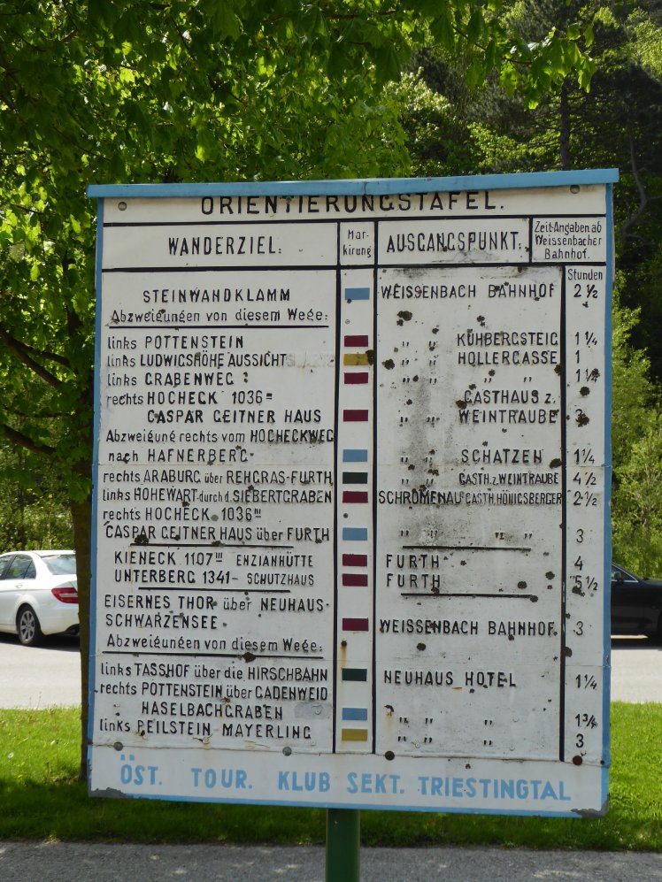 01 Orientierungstafel Weissenbach Bahnhof