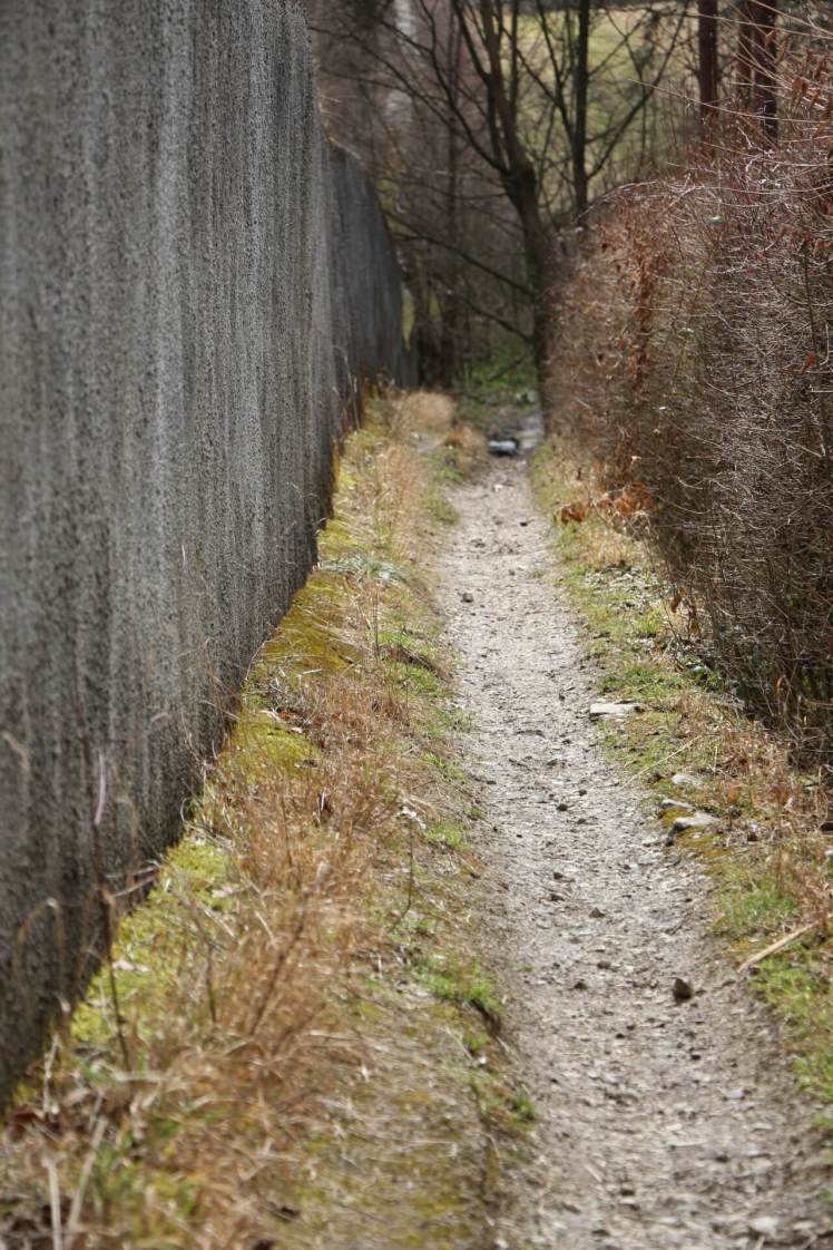 29 an der Mauer entlang