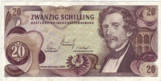 20_Schilling_Carl_von_Ghega_obverse