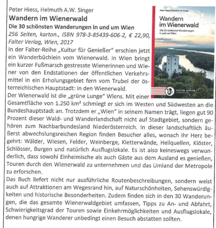 Wienerland_Magazin für Freizeitgestaltung_Dez. 2017